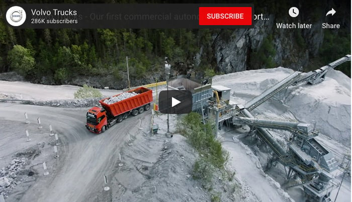 Volvo Trucks announce first commercial autonomous transport solution